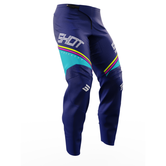 Pantalon cross enfant Shot 2024 Draw Indy - Bleu