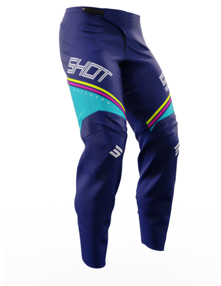 Pantalon cross enfant Shot 2024 Draw Indy - Bleu
