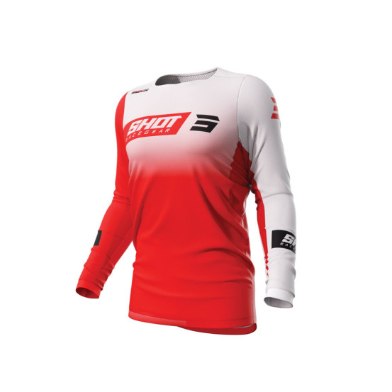 Maillot cross Shot 2023 Contact Scope - Rouge