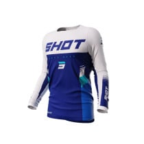 Maillot cross Shot 2023 Contact Tracer - Bleu