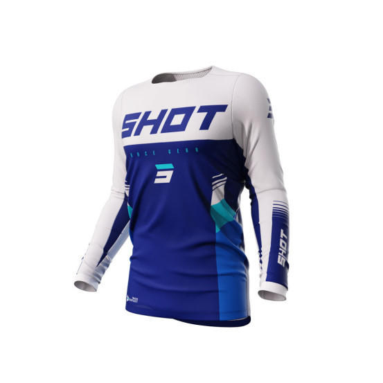 Maillot cross Shot 2023 Contact Tracer - Bleu