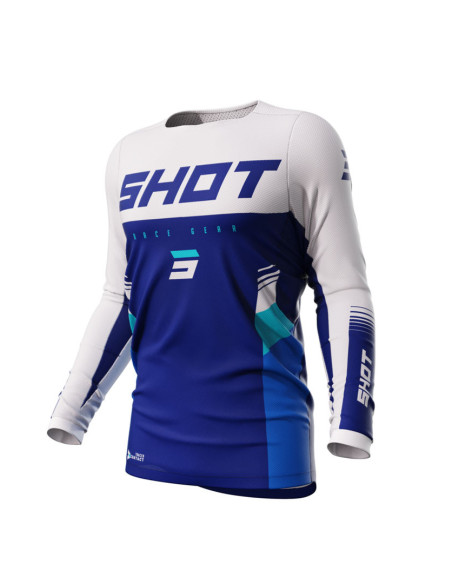 Maillot cross Shot 2023 Contact Tracer - Bleu