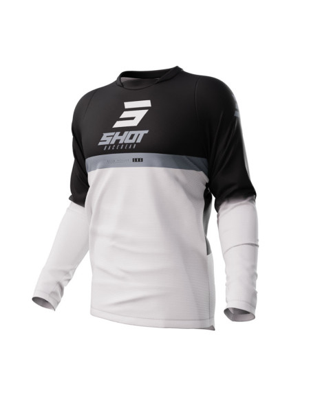 Maillot cross Shot 2023 Devo Reflex - Noir