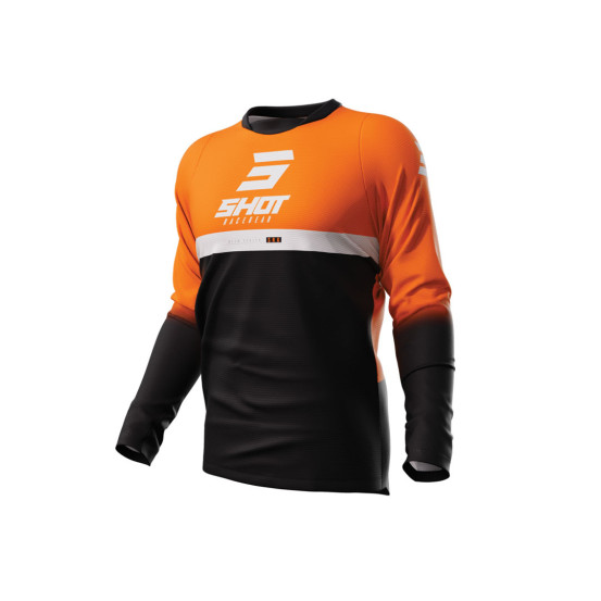 Maillot cross Shot 2023 Devo Reflex - Orange