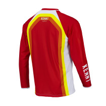 Maillot cross Kenny 2022 Titanium - Rouge Blanc 2