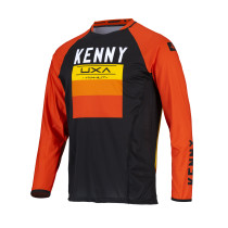 Maillot cross Kenny 2022 Titanium - Noir Orange