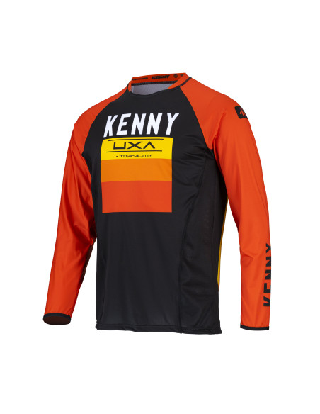 Maillot cross Kenny 2022 Titanium - Noir Orange