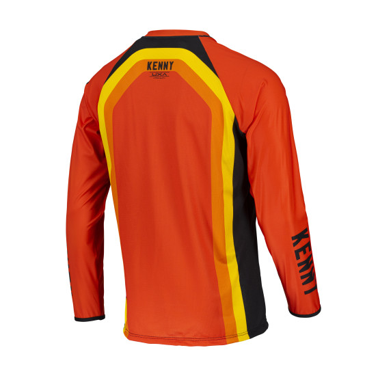 Maillot cross Kenny 2022 Titanium - Noir Orange