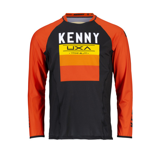 Maillot cross Kenny 2022 Titanium - Noir Orange