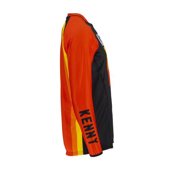Maillot cross Kenny 2022 Titanium - Noir Orange