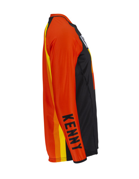 Maillot cross Kenny 2022 Titanium - Noir Orange