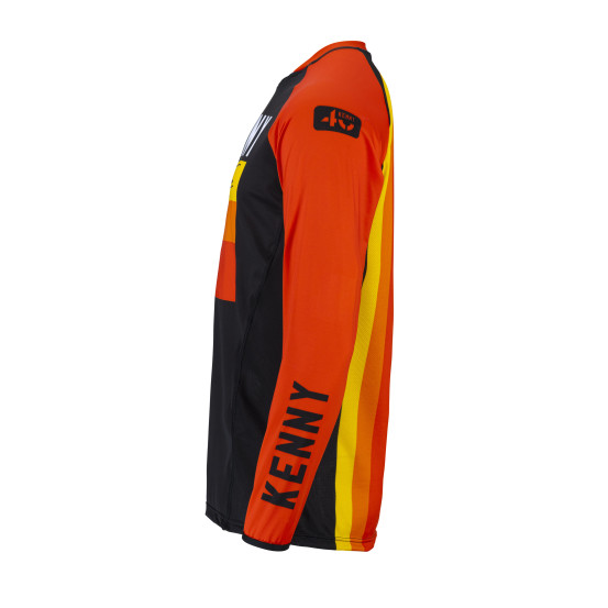Maillot cross Kenny 2022 Titanium - Noir Orange