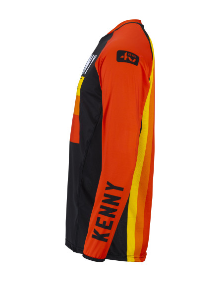 Maillot cross Kenny 2022 Titanium - Noir Orange
