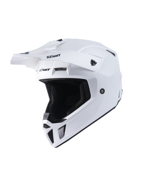 Casque cross Kenny Performance Solid - Blanc Perle