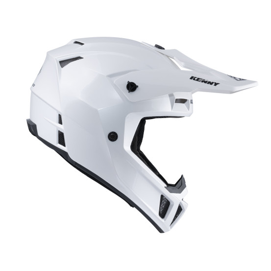 Casque cross Kenny Performance Solid - Blanc Perle