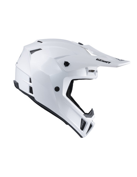 Casque cross Kenny Performance Solid - Blanc Perle