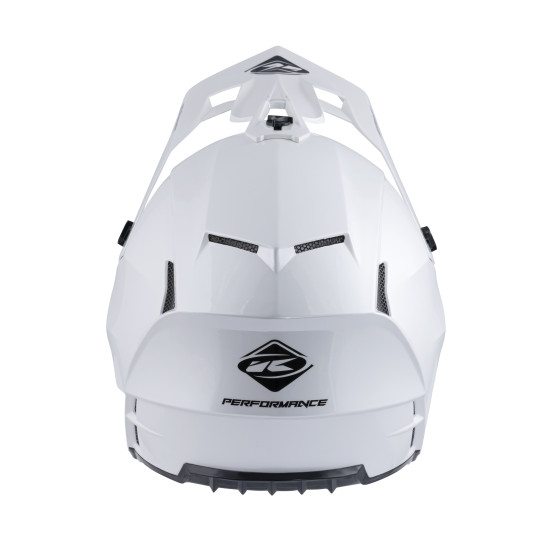 Casque cross Kenny Performance Solid - Blanc Perle