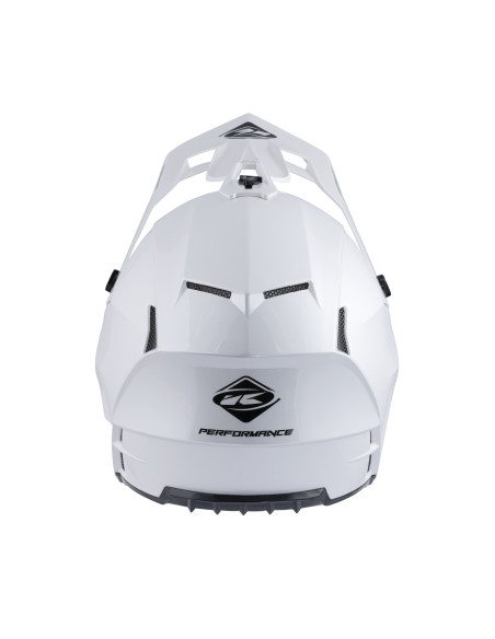 Casque cross Kenny Performance Solid - Blanc Perle