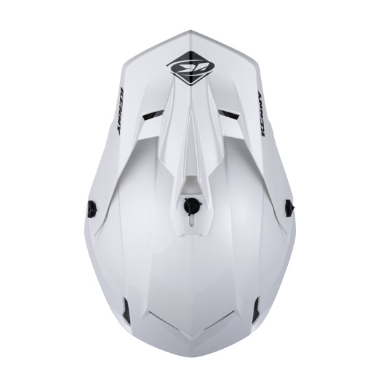 Casque cross Kenny Performance Solid - Blanc Perle