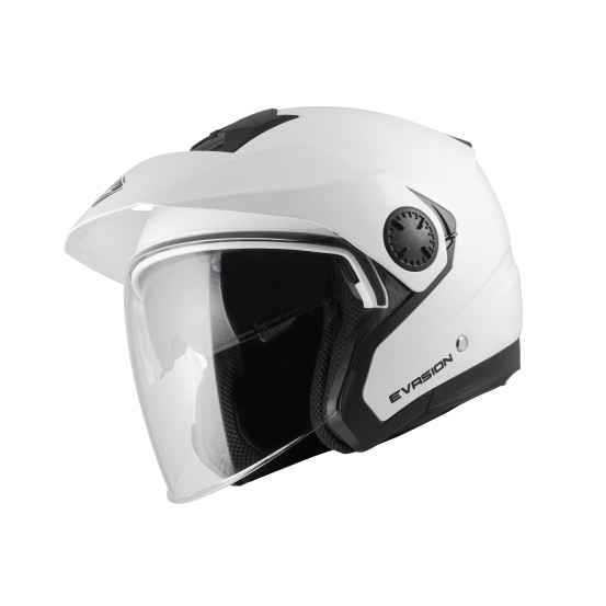 Casque moto Kenny Evasion - Solid Blanc
