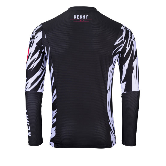 Maillot cross Kenny 2024 Edition limitée Performance UXA - Noir Blanc