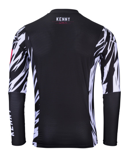 Maillot cross Kenny 2024 Edition limitée Performance UXA - Noir Blanc