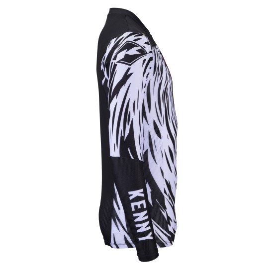 Maillot cross Kenny 2024 Edition limitée Performance UXA - Noir Blanc