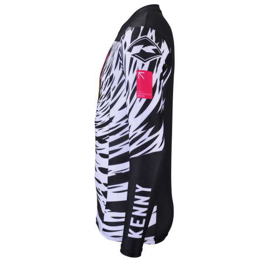 Maillot cross Kenny 2024 Edition limitée Performance UXA - Noir Blanc