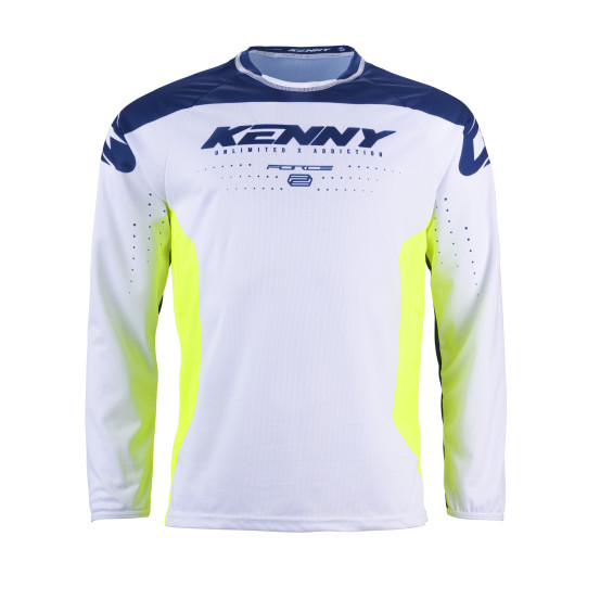 Maillot cross Kenny 2024 Force - Marine Neon Jaune