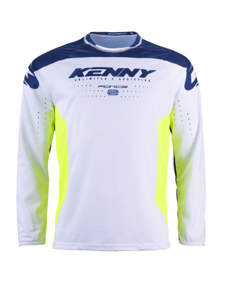 Maillot cross Kenny 2024 Force - Marine Neon Jaune