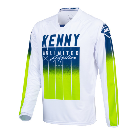 Maillot cross Kenny 2021 Performance Stripes - Bleu