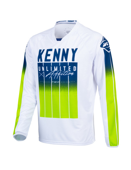 Maillot cross Kenny 2021 Performance Stripes - Bleu