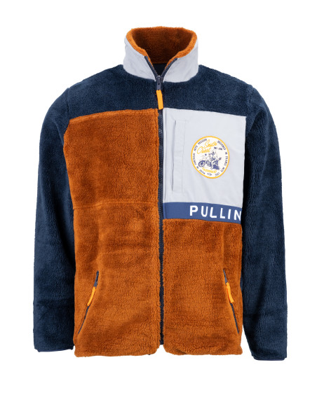 Veste Sherpa polaire Pull-In - Bleu