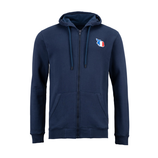 Veste zippée Lapin Pull-In - Bleu