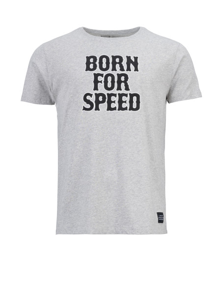 T-shirt Pull-In Born for speed - Gris