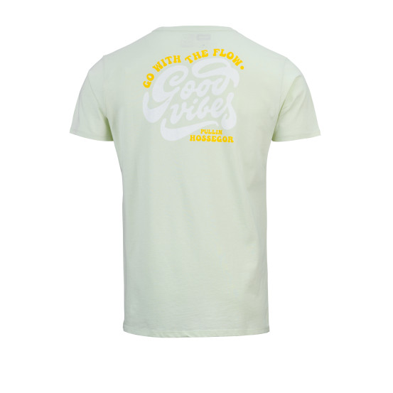 T-shirt Pull-In Good Vibes - Bleu Aqua