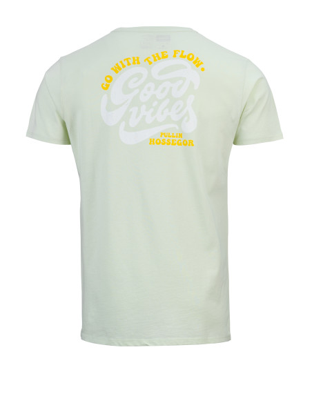 T-shirt Pull-In Good Vibes - Bleu Aqua