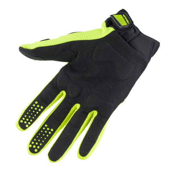 Gants cross Kenny 2024 Titanium - Neon Jaune