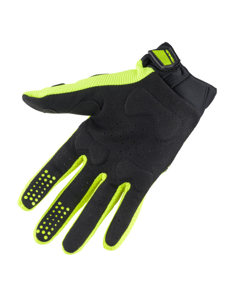 Gants cross Kenny 2024 Titanium - Neon Jaune