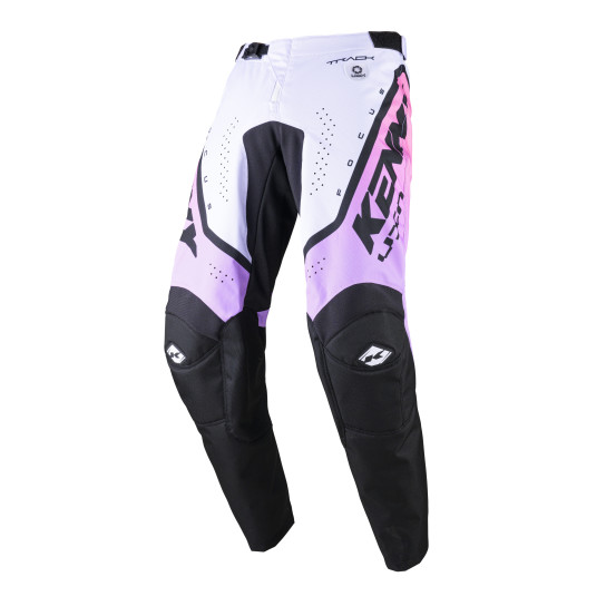 Pantalon cross Kenny 2024 Track Focus - Blanc Rose
