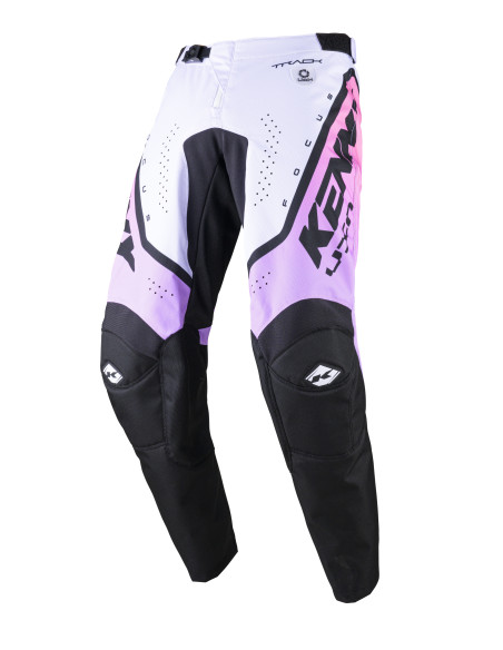 Pantalon cross Kenny 2024 Track Focus - Blanc Rose