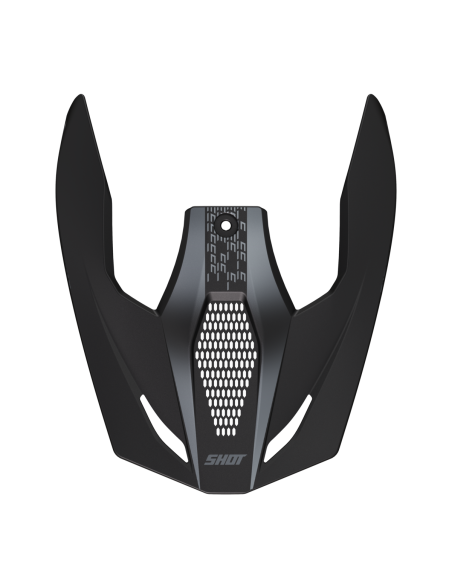 Visière casque cross Shot Furious Electron - Noir Mat