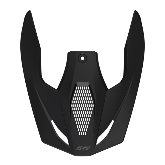 Visière casque cross Shot Race Solid - Noir Mat
