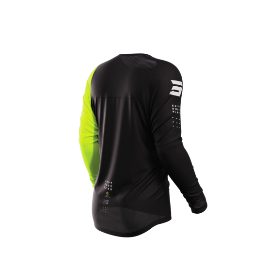 Maillot cross Shot 2023 Contact Camo 2.0 - Jaune Fluo