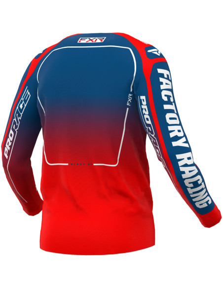 Maillot cross FXR 2024 Clutch - Slate Rouge