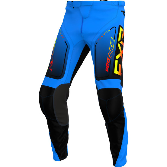 Pantalon cross FXR 2024 Clutch - Bleu Inferno Orange Jaune