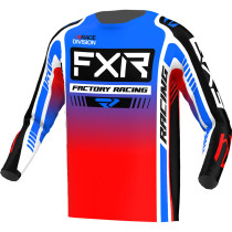 Maillot cross FXR 2023 Clutch Pro - Bleu Rouge Blanc