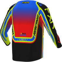 Maillot cross enfant FXR 2023 Clutch Pro - Bleu Rouge Jaune Fluo 2