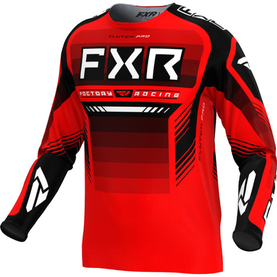 Maillot cross FXR 2024 Clutch Pro - Rouge Noir