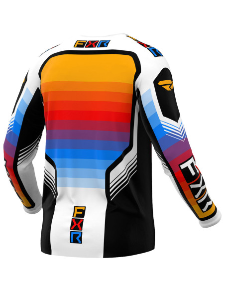 Maillot cross FXR 2024 Clutch Pro - Spectrum Orange Bleu